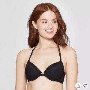 Auden 36C Lace Trim Demi Racerback Bra